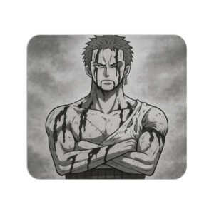 Black & White Zoro Mouse Pad