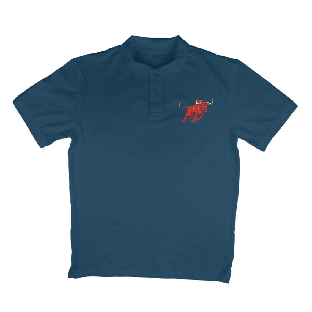 Bull Logo Polo T-shirts - Image 2