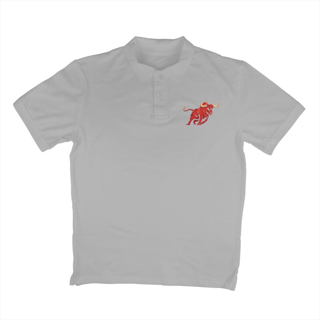 Bull Logo Polo T-shirts - Image 4