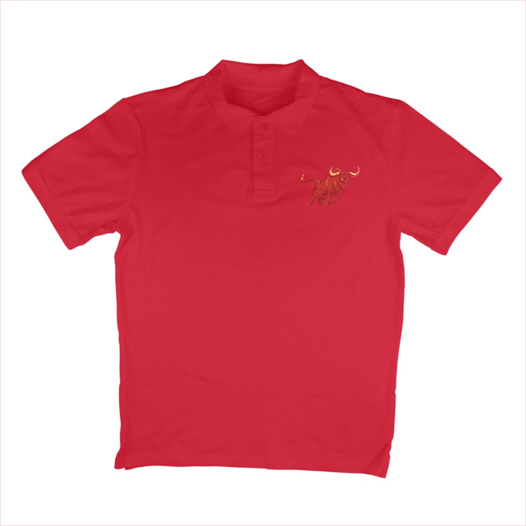 Bull Logo Polo T-shirts - Image 5